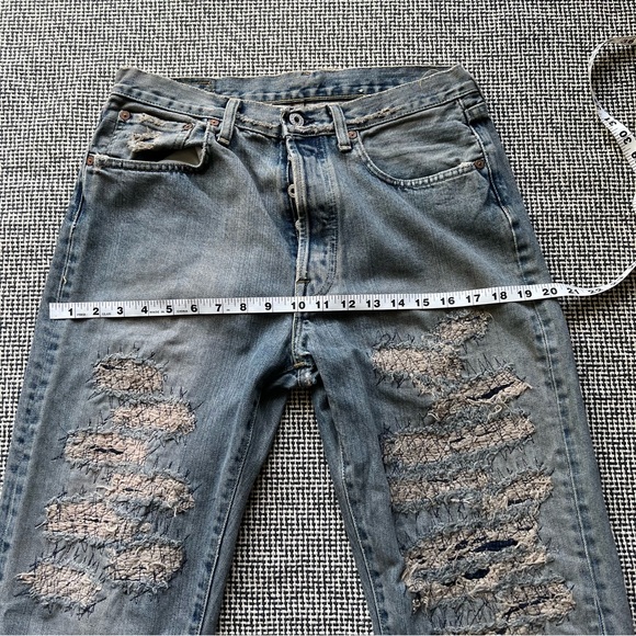 Vintage Distressed Denim Replay Jeans Denim - Picture 9 of 14